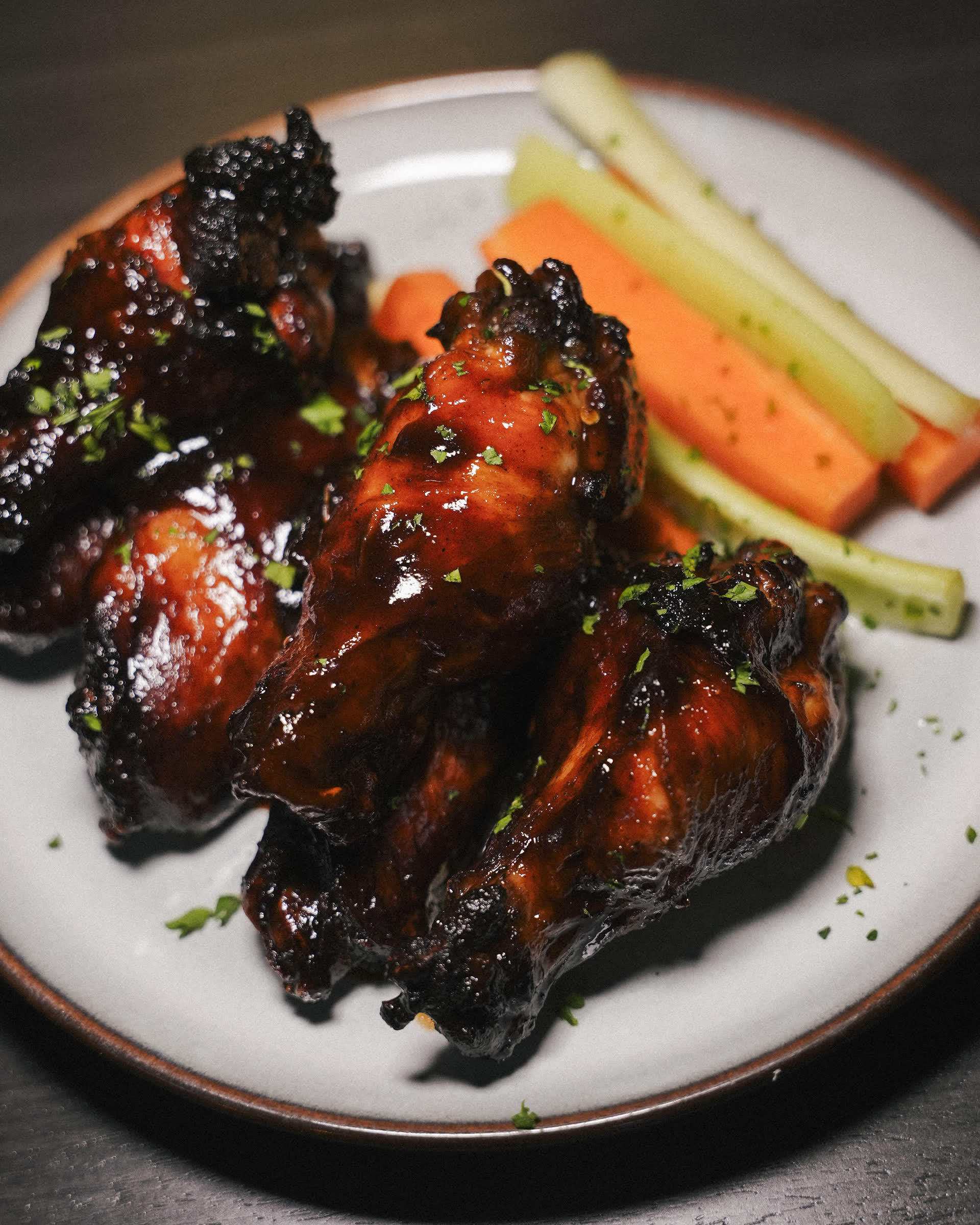 Guinness BBQ wings at The Leinster Irish Pub Miami