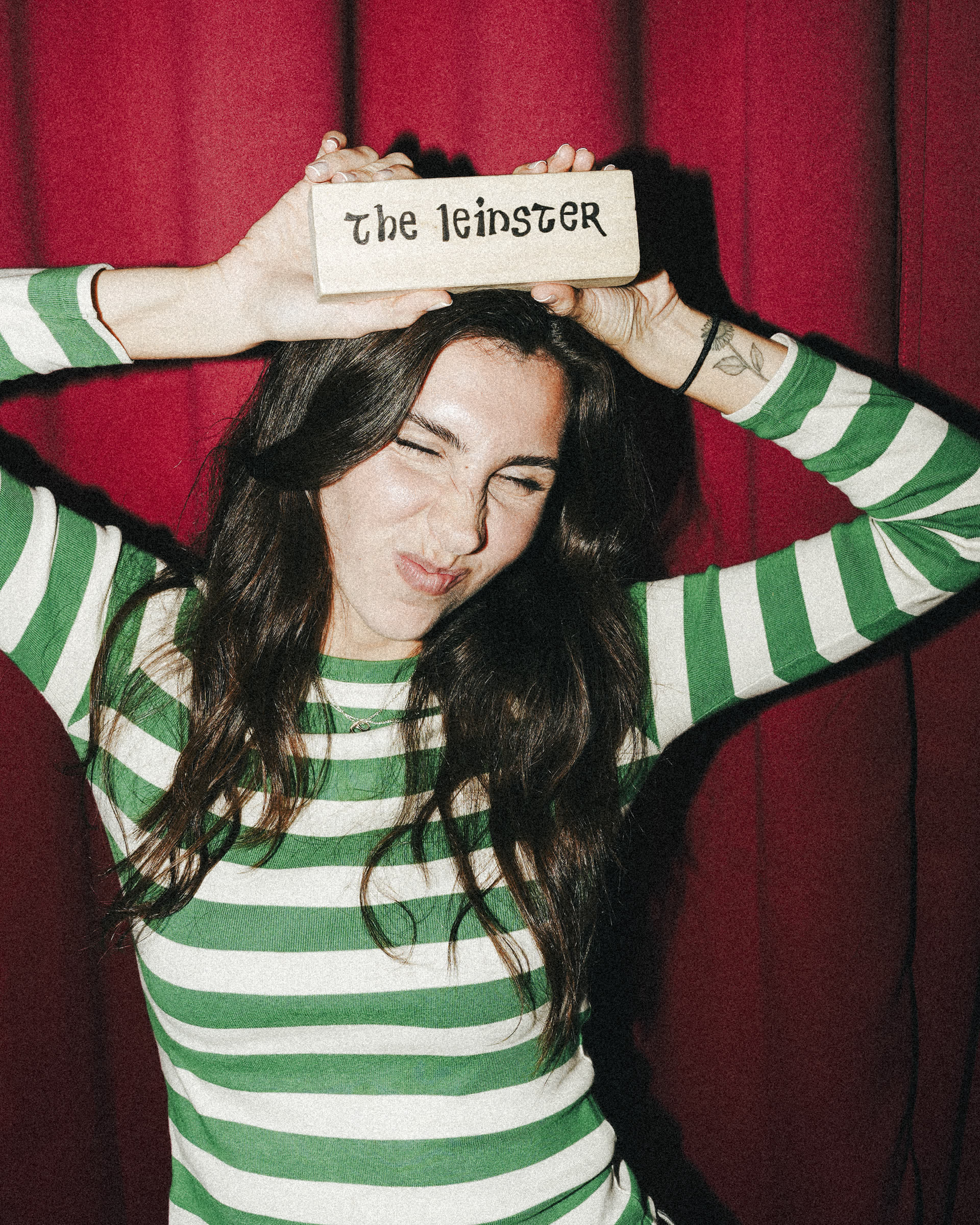 Guest in green celebrating St. Patrick's Day at The Leinster Irish Pub Miami